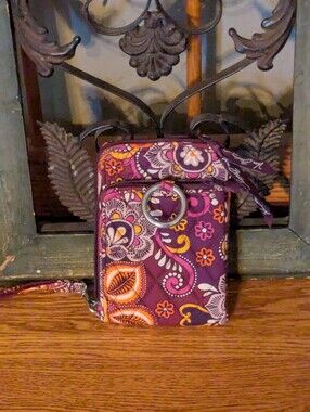Vera Bradley Safari Sunset Double ID Wristlet Wallet